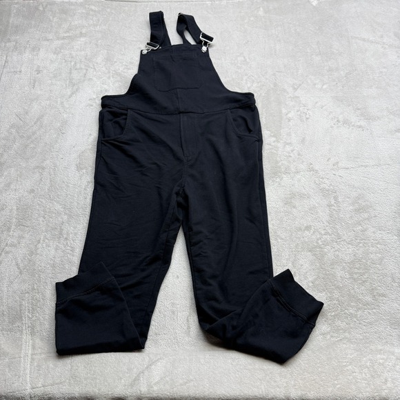 Swoveralls Denim - Swoveralls Sweatpant Overalls Womens Small Black French Terry Jogger Comfortcore
